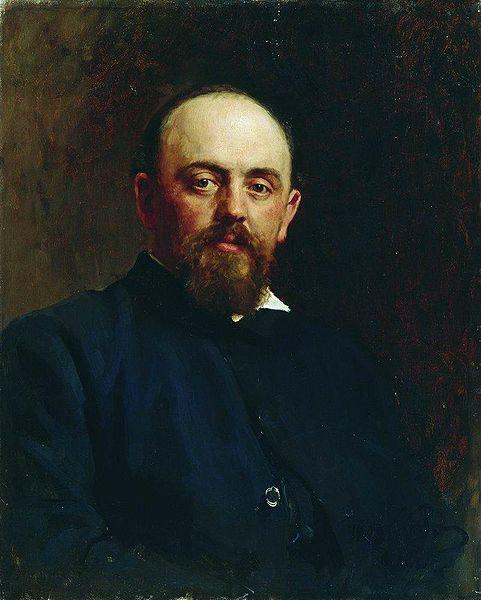 Ilya Repin Portrait of railroad tycoon and patron of the arts Savva Ivanovich Mamontov.